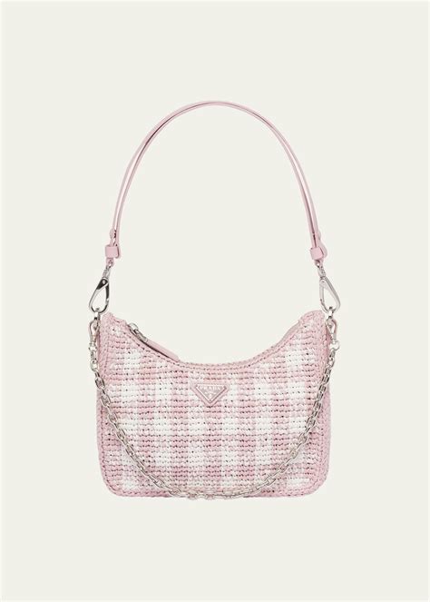 prada checkered bag.